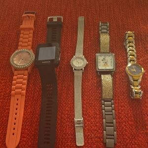 Guess Orange and Gold Women's Watch